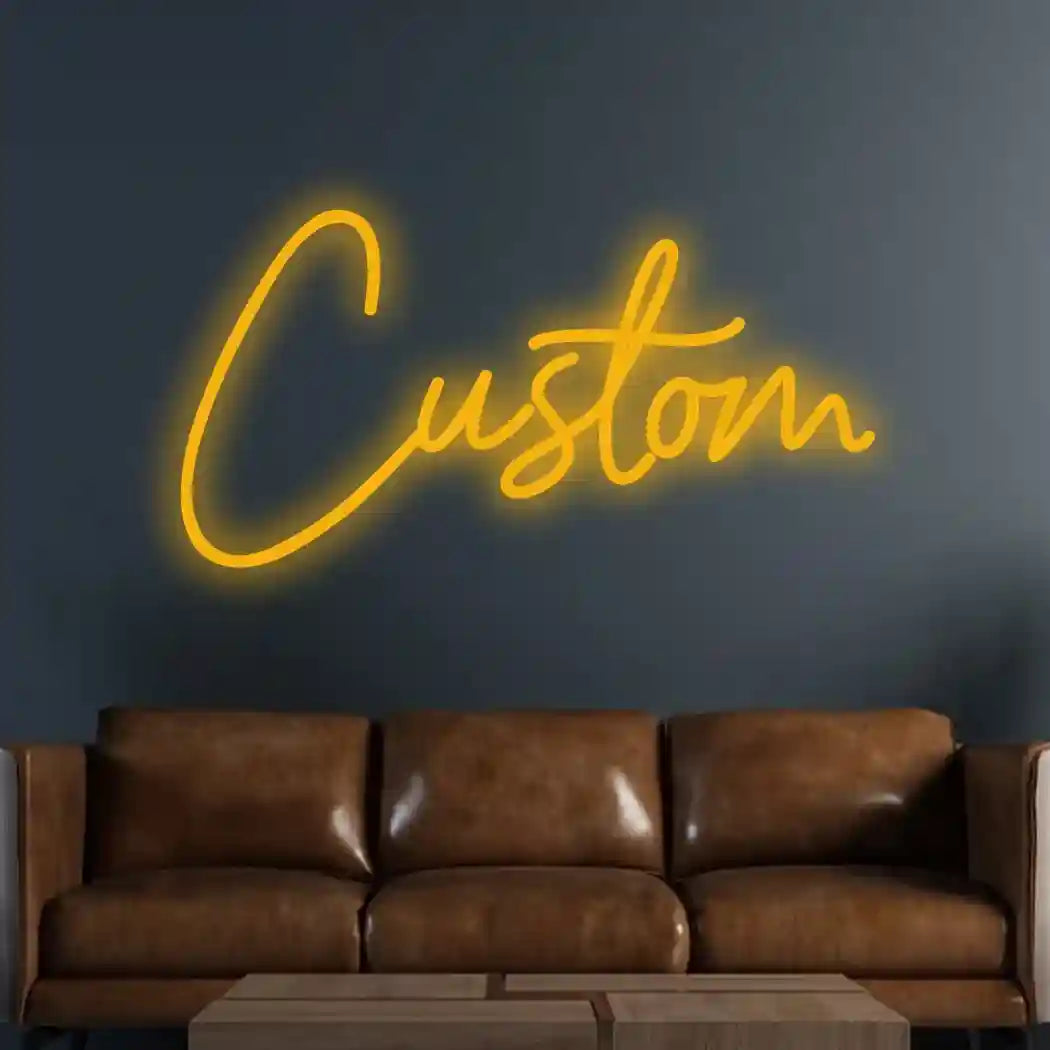 Custom Name  Led Light Personalized Text Neon Sign Wall Decor-larkway tradelink