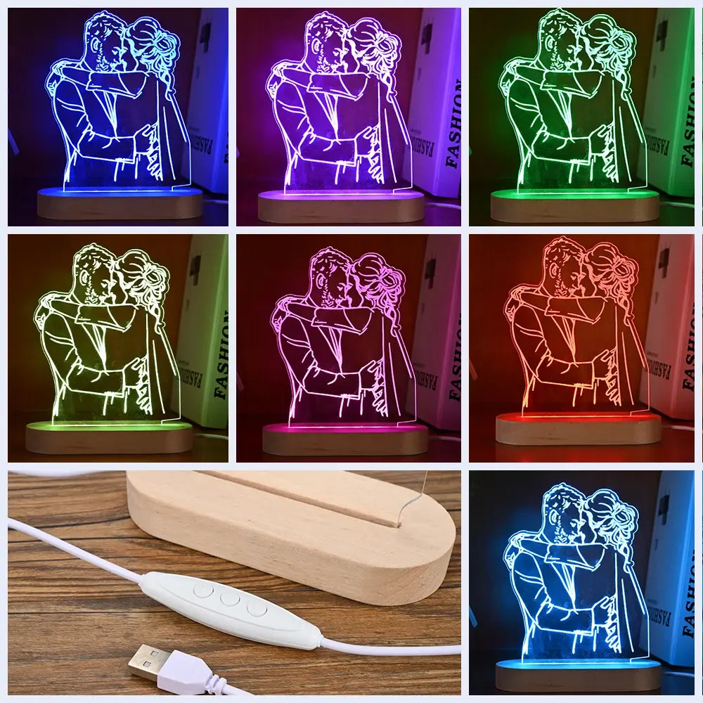Personalized 3D Children Animal Lamp Custom First Name Night Light For Decoration Gift-larkway tradelink