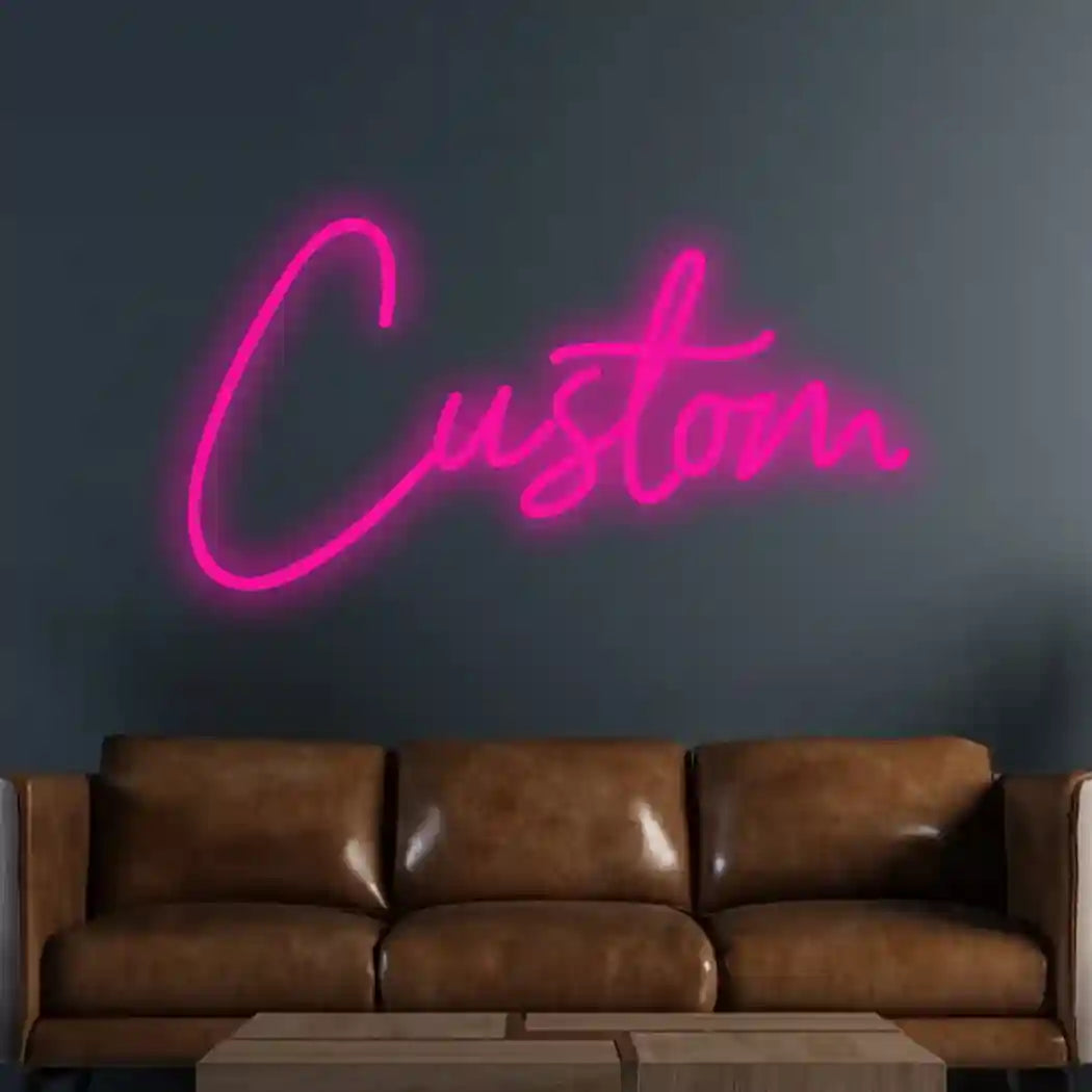 Custom Name  Led Light Personalized Text Neon Sign Wall Decor-larkway tradelink
