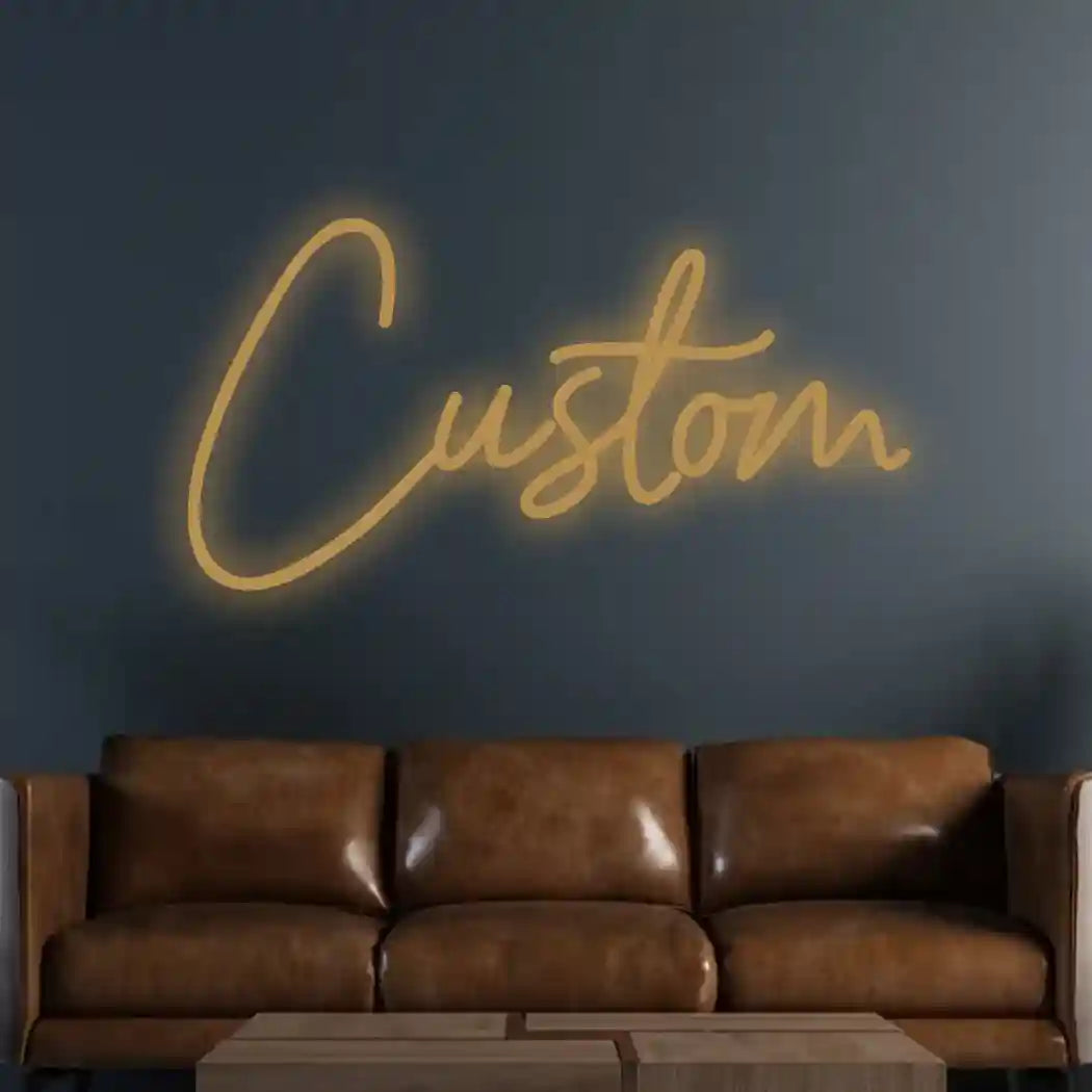 Custom Name  Led Light Personalized Text Neon Sign Wall Decor-larkway tradelink