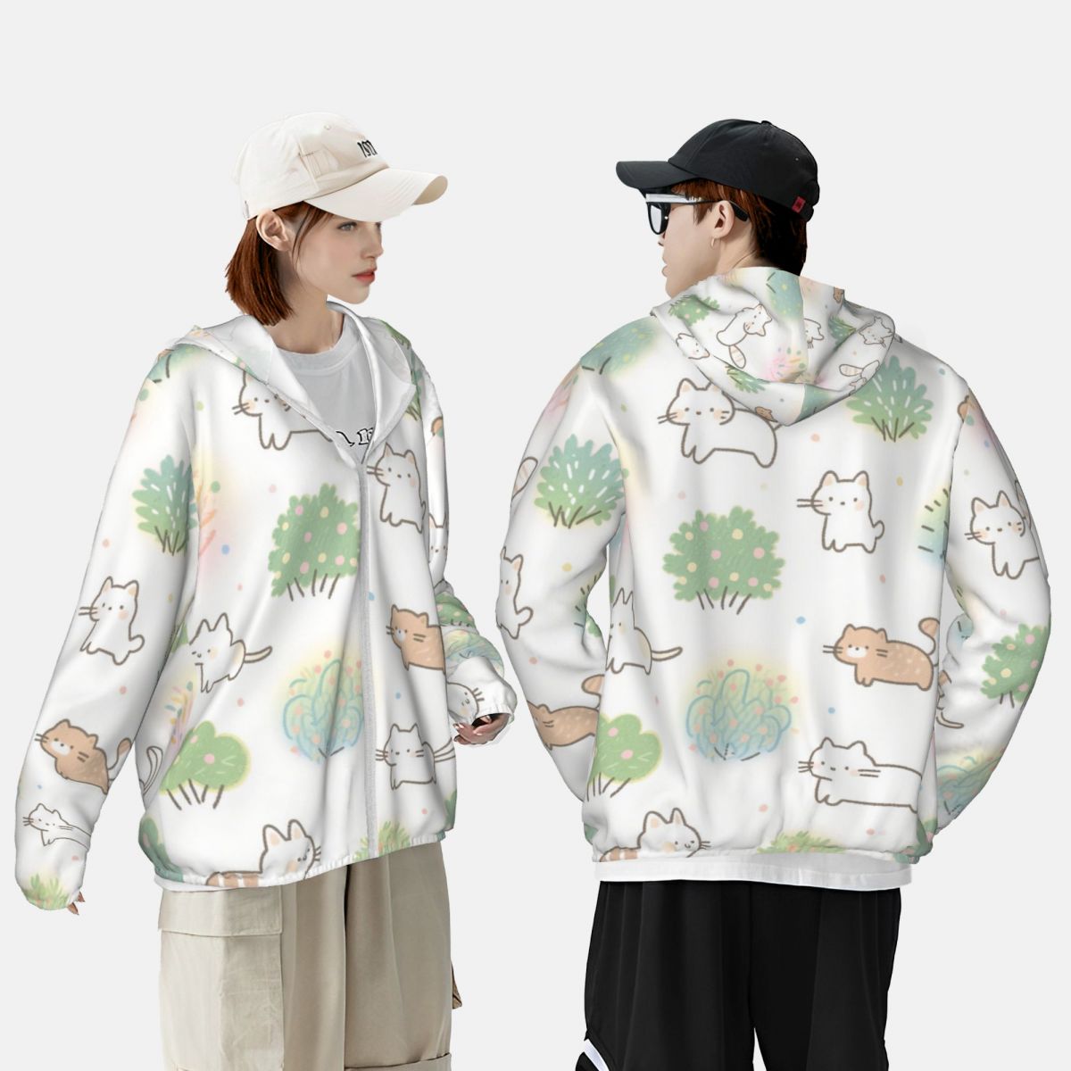 Custom Picture Lightweight  Sun Protection Hoodie Windproof Personalized Quick Dry Clothing-larkway tradelink