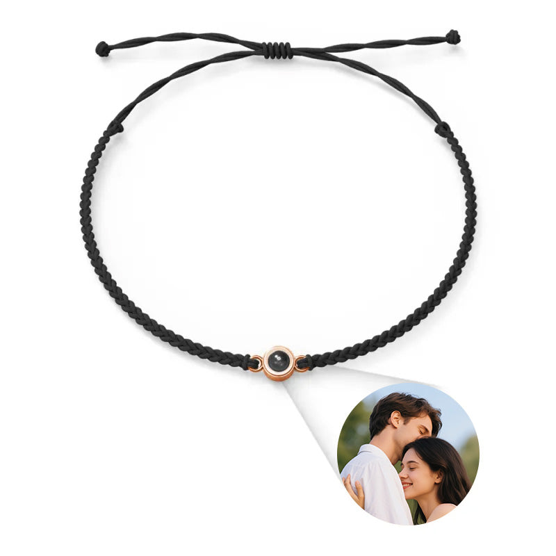 Custom Photo Bracelet Personalized Projection Jewelry Couple Gift-larkway tradelink