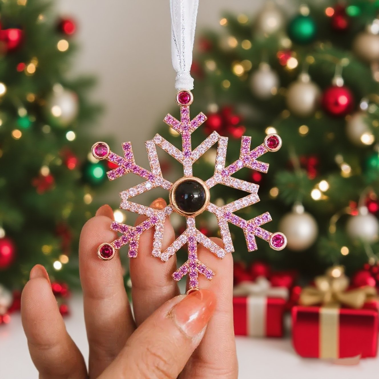 Custom Mini Photo Projection Pendant Personalized Gift With Different shapes-larkway tradelink