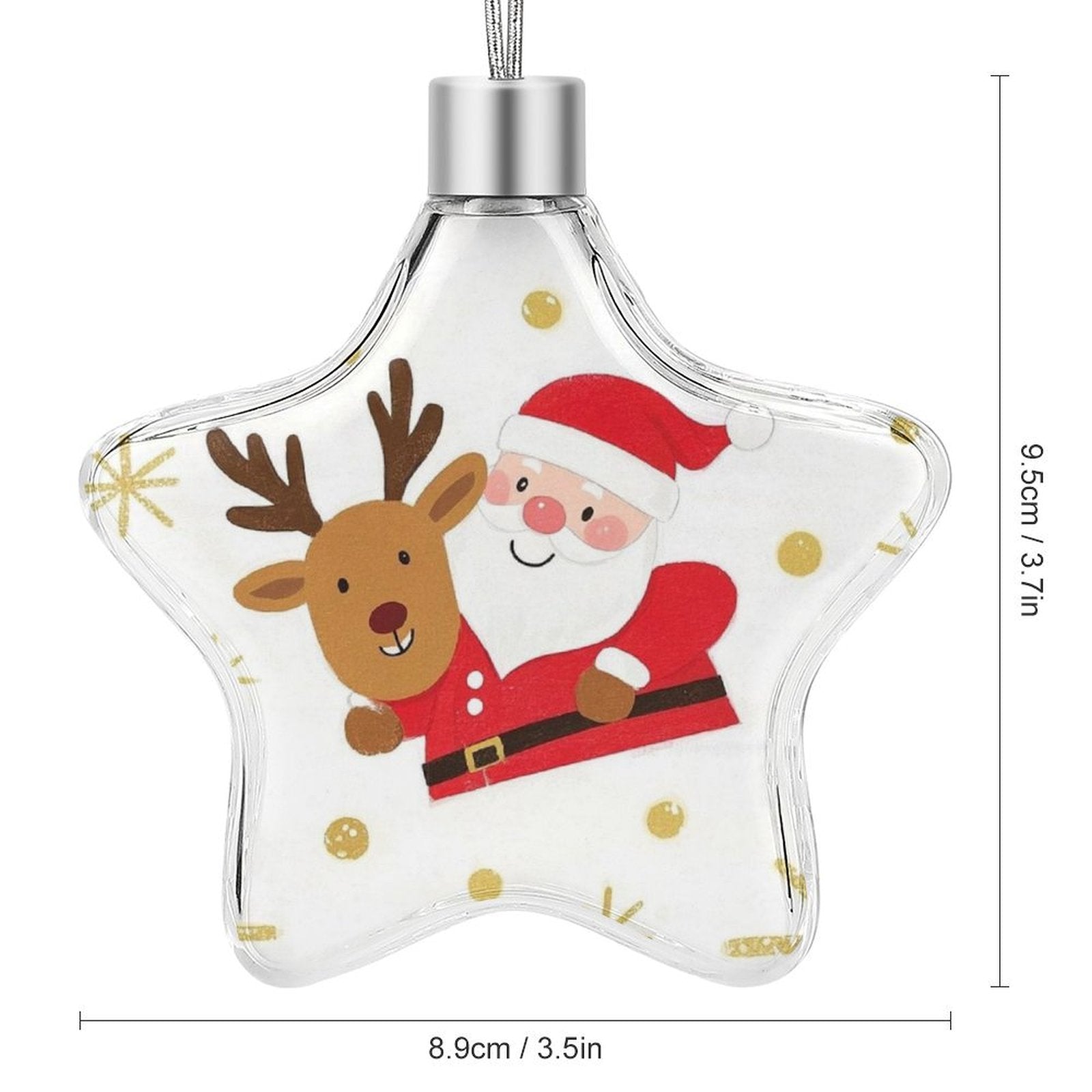 Custom Photo Christmas Star Ornament Personalized Decor-larkway tradelink