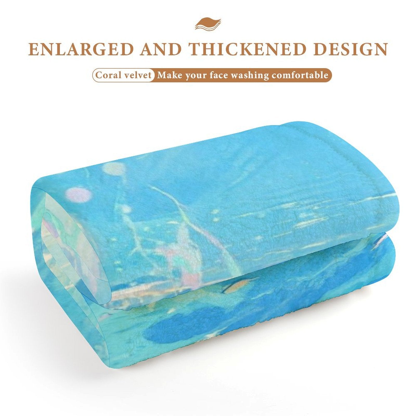 Personalized Picture Coral Bath Towel Customized Fleece Towel Quick Dry Durable-larkway tradelink