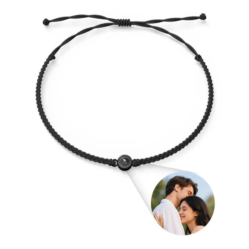 Custom Photo Bracelet Personalized Projection Jewelry Couple Gift-larkway tradelink
