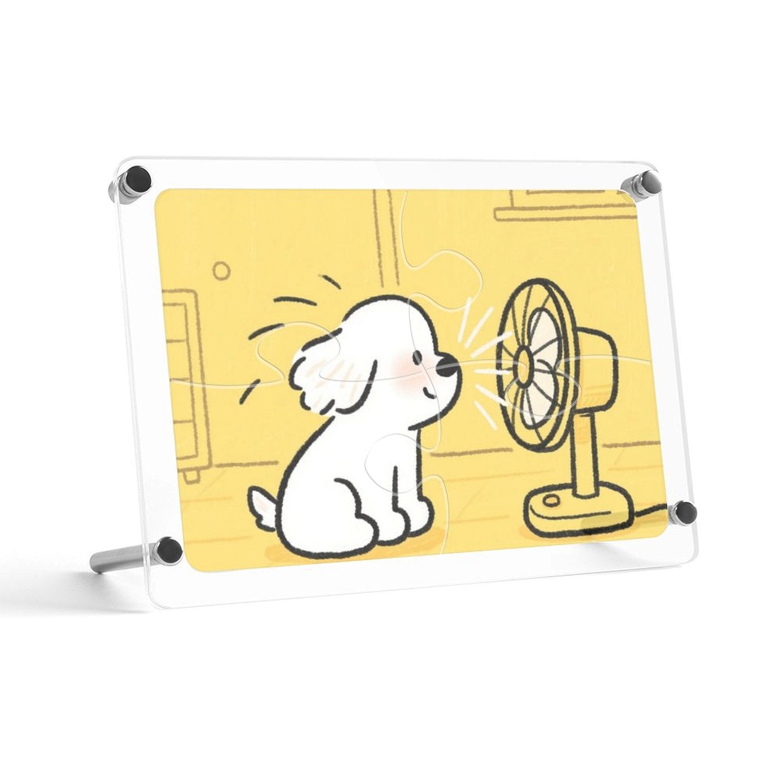 Custom Photo Acrylic Puzzle Frame Personalized Picture Display Stand Decoration-larkway tradelink