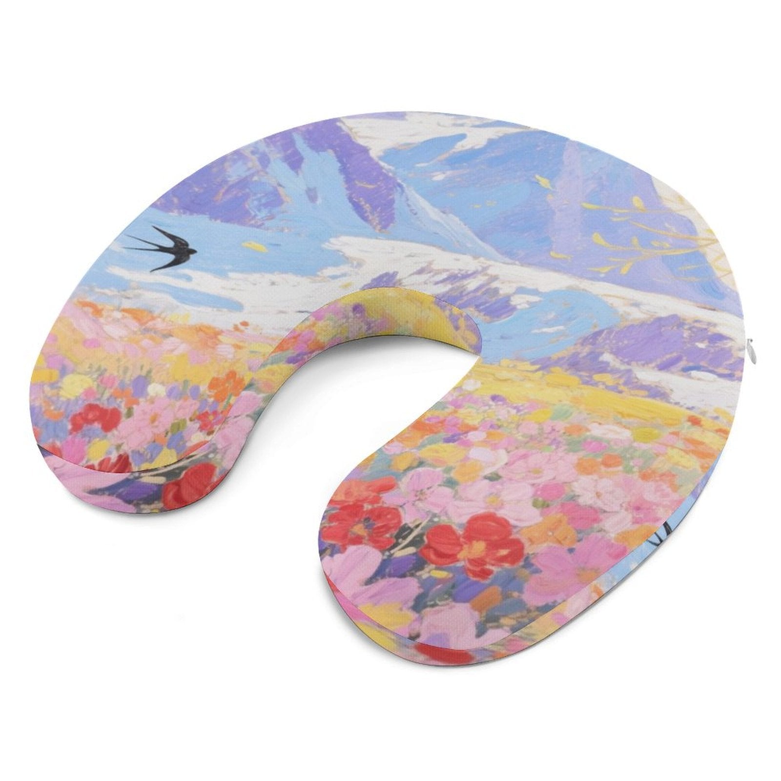 Custom Photo U Shaped Neck Pillow Personalized Picture Travel Pillow Memory Foam Core-larkway tradelink