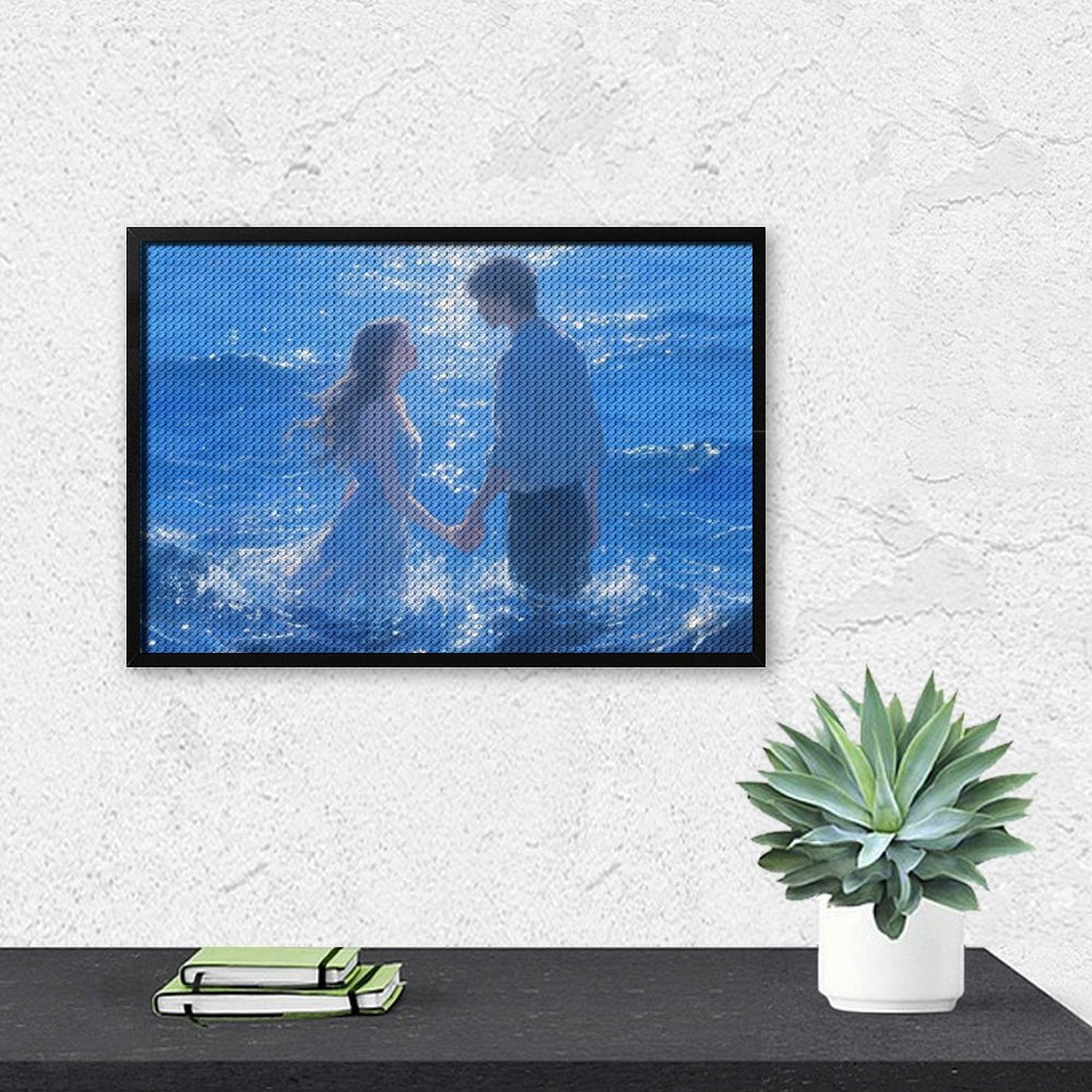 Personalized Picture Diamond Art Horizontal Unframed Customized Decoration-larkway tradelink