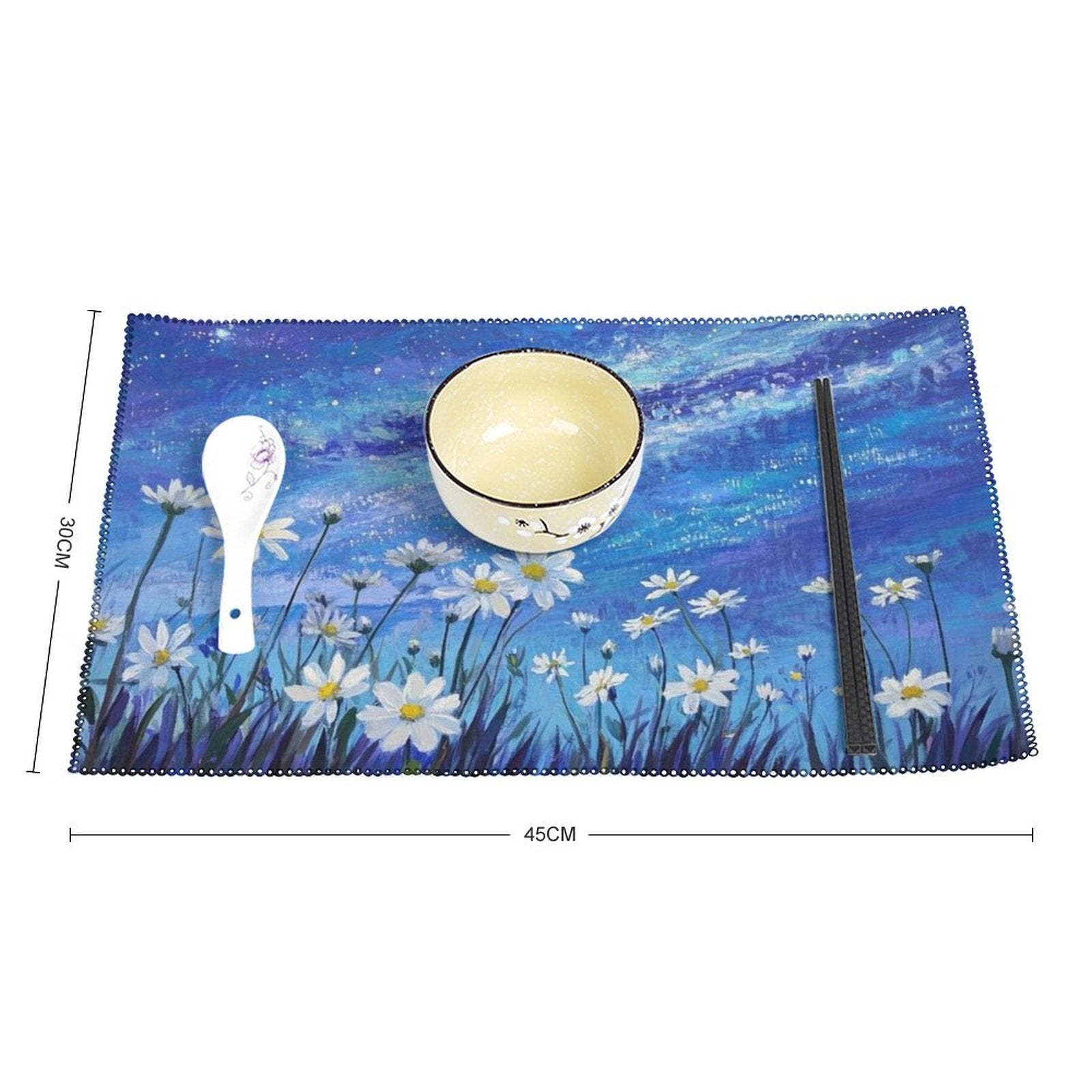 Custom Photo Placemats  Personalized Table Mat Washable Durable Fade Proof Set of 6-larkway tradelink