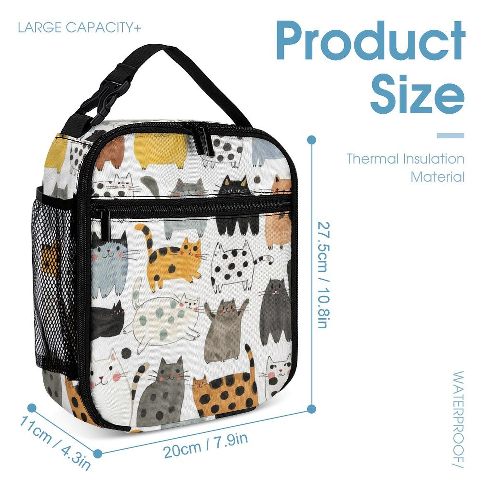 Custom Picture Backpack Set With Lunch Box And Pencil Case Personalized Bag-larkway tradelink