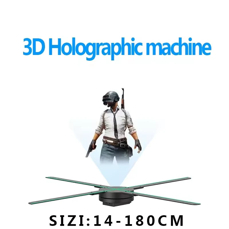 3D Hologram Fan 16.5in 2000x224 WiFi 3D Projector with 224 LED Light Beads for Business Store Advertising-larkway tradelink