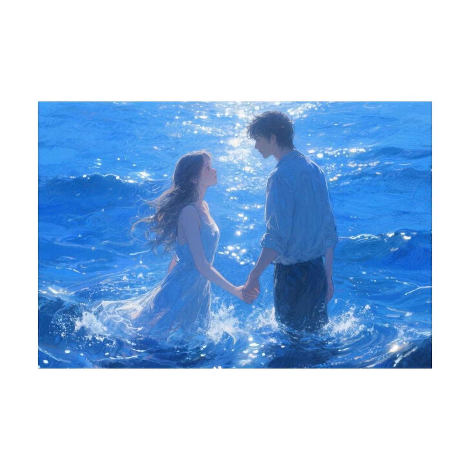 Personalized Picture Diamond Art Horizontal Unframed Customized Decoration-larkway tradelink