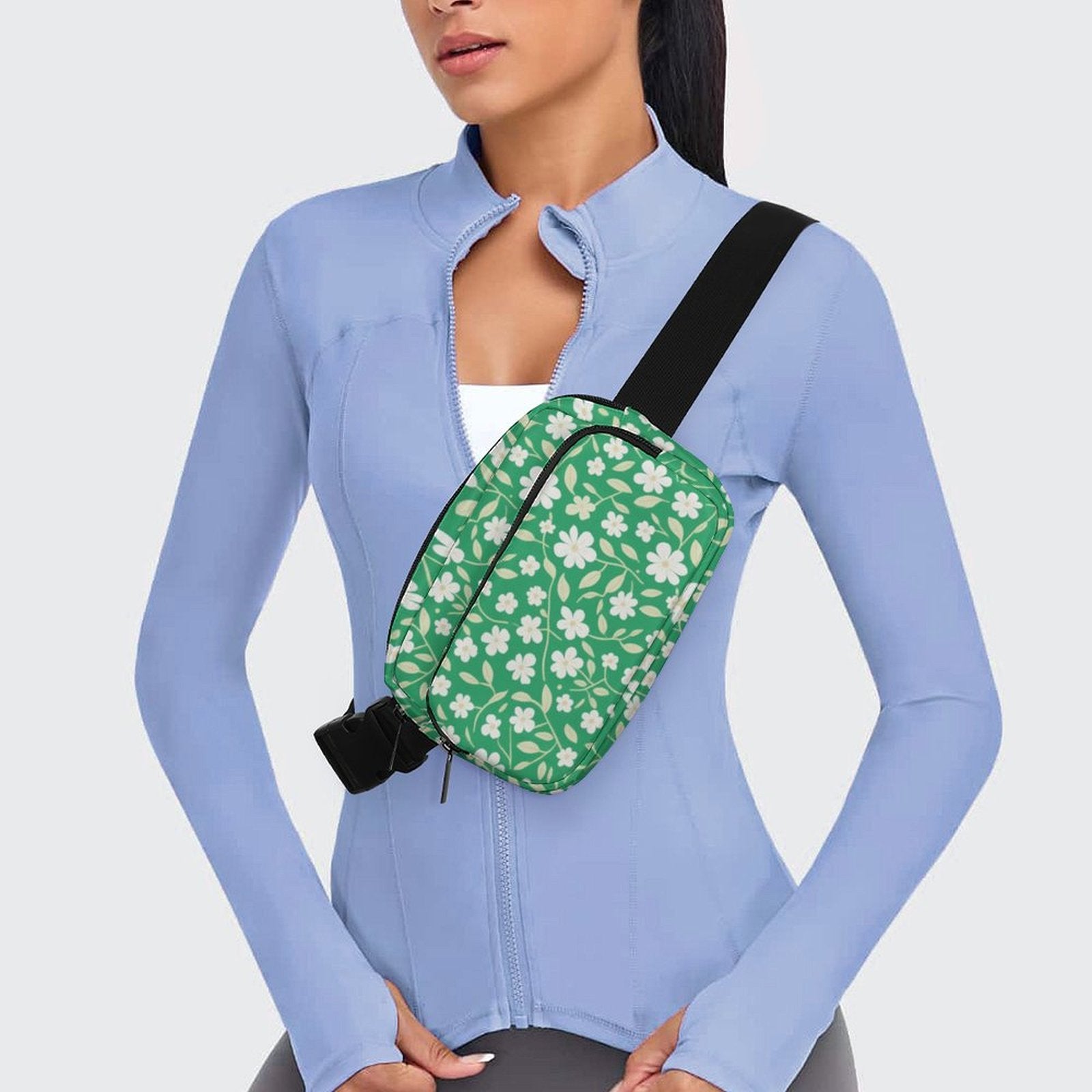 Custom Photo Full Print Waist Bag Personalized Bag Multi Compartment Hands Free-larkway tradelink