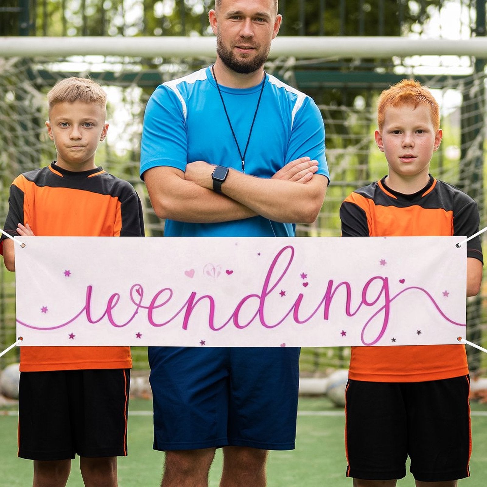 Custom Photo Decorative Banner Personalized Festival Banner Fade Resistant 120x30cm-larkway tradelink