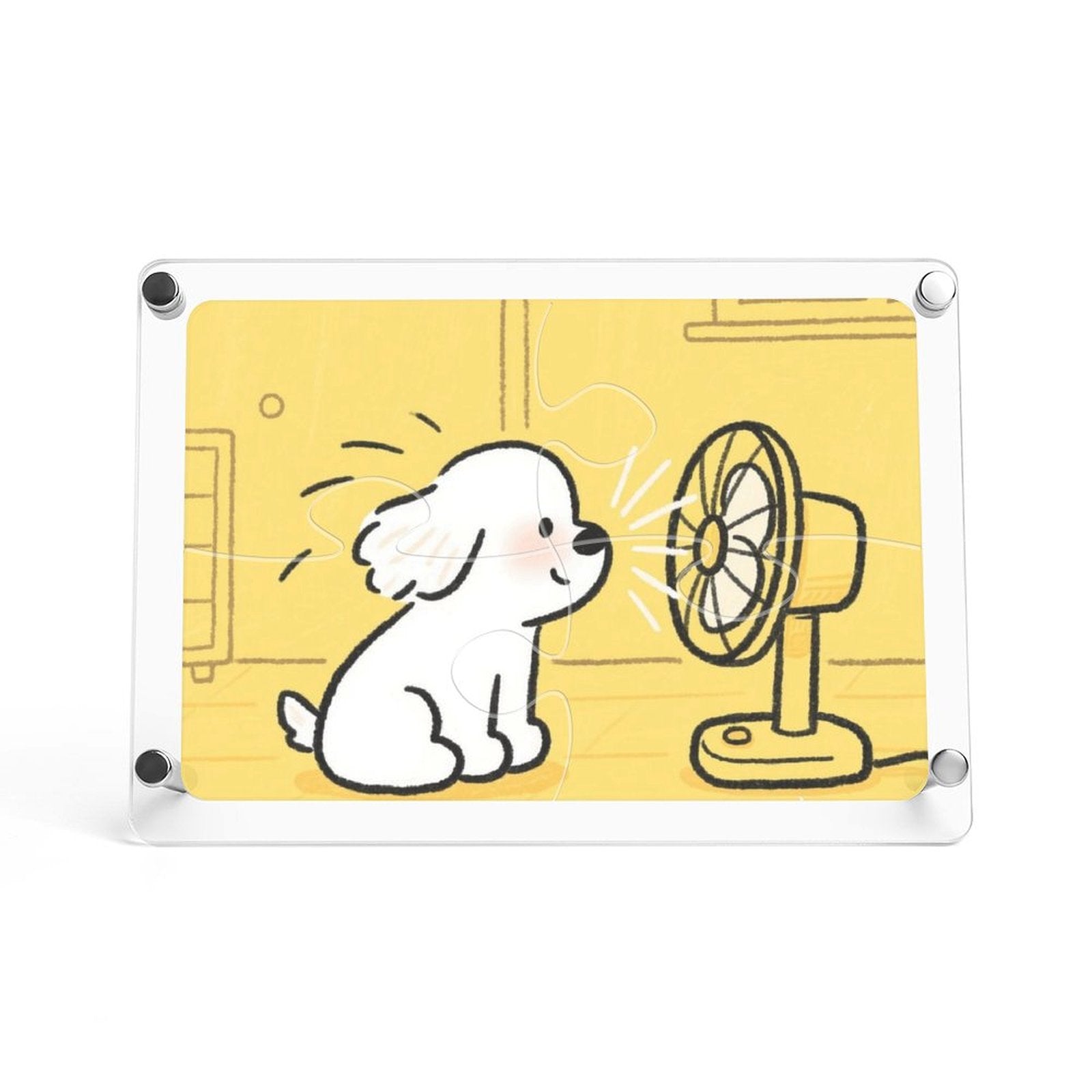 Custom Photo Acrylic Puzzle Frame Personalized Picture Display Stand Decoration-larkway tradelink