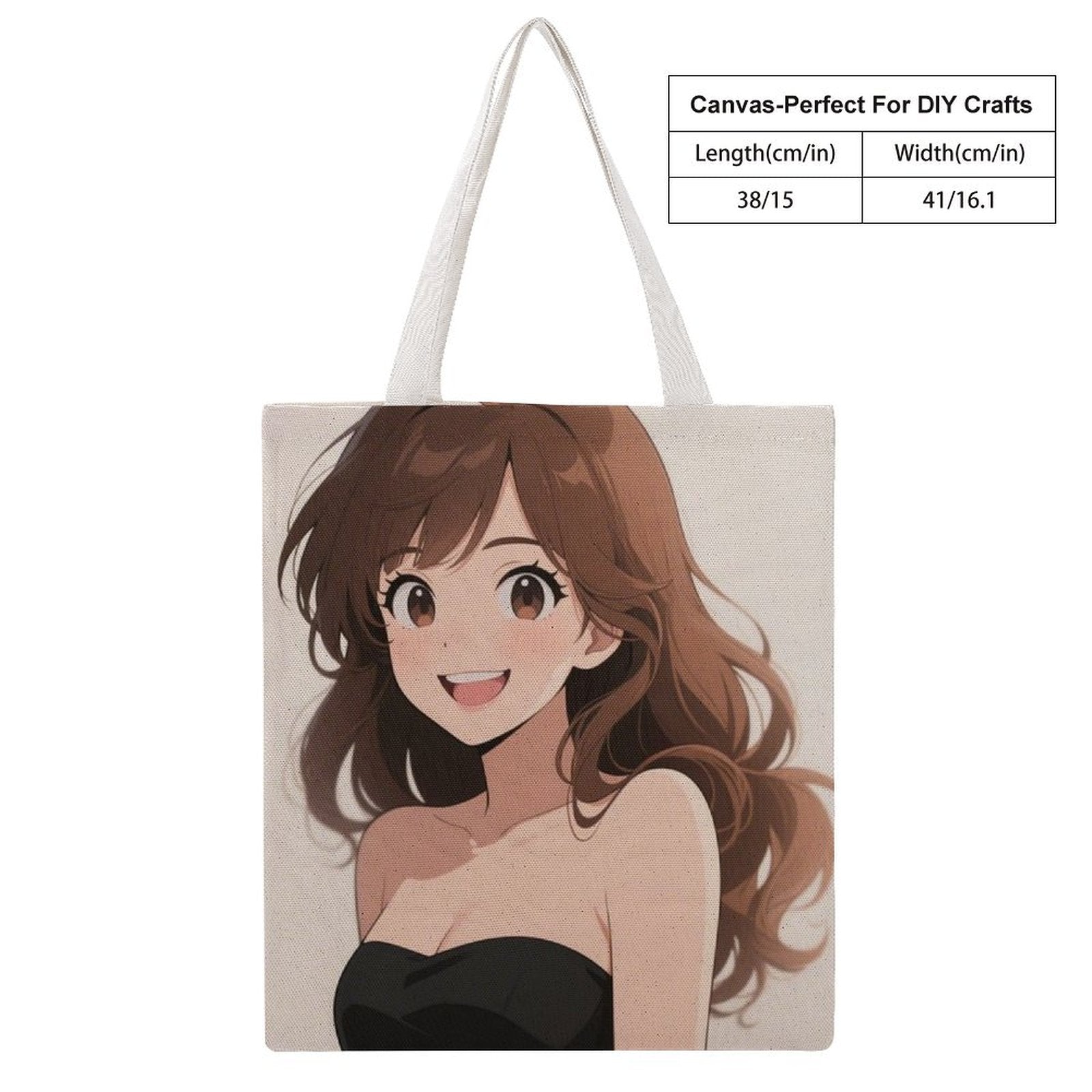 Custom Photo Martin Canvas Bag Personalized Tote Bag Double Sided Print 38x41cm（15x16.1 in）-larkway tradelink
