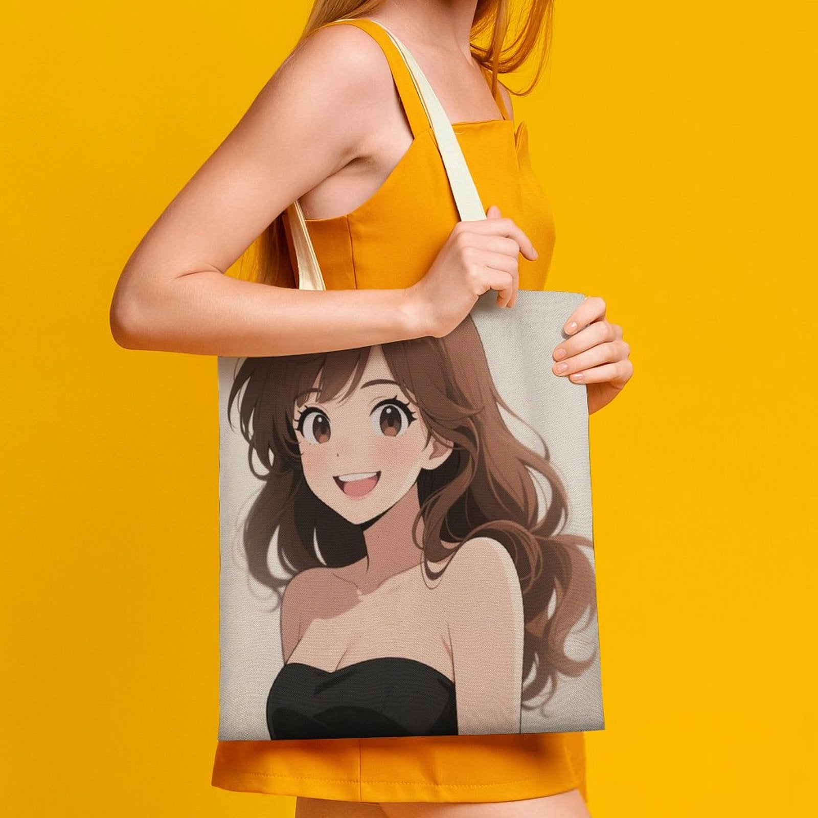 Custom Photo Martin Canvas Bag Personalized Tote Bag Double Sided Print 38x41cm（15x16.1 in）-larkway tradelink