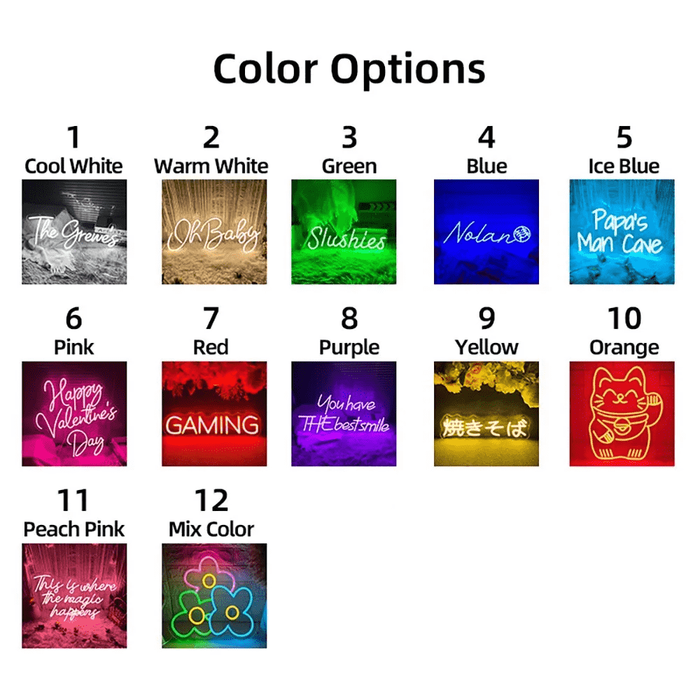 Custom Neon LED Sign Light Decor Personalized Text Light Gift-larkway tradelink
