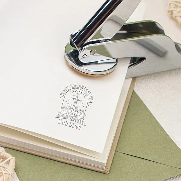 Personalized Book Embosser Clip