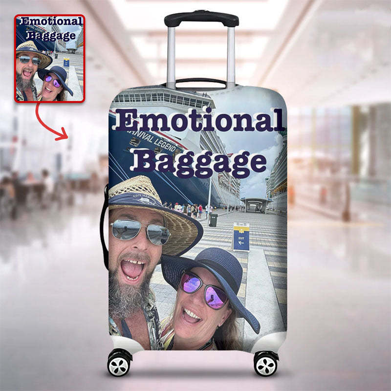 Elastic Printed Luggage Dust Cover