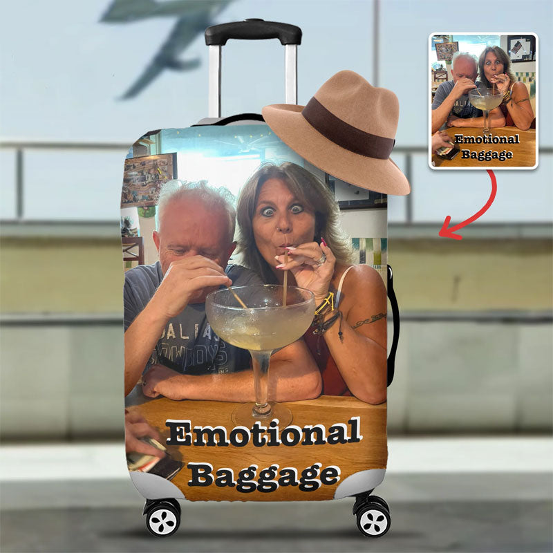 Elastic Printed Luggage Dust Cover