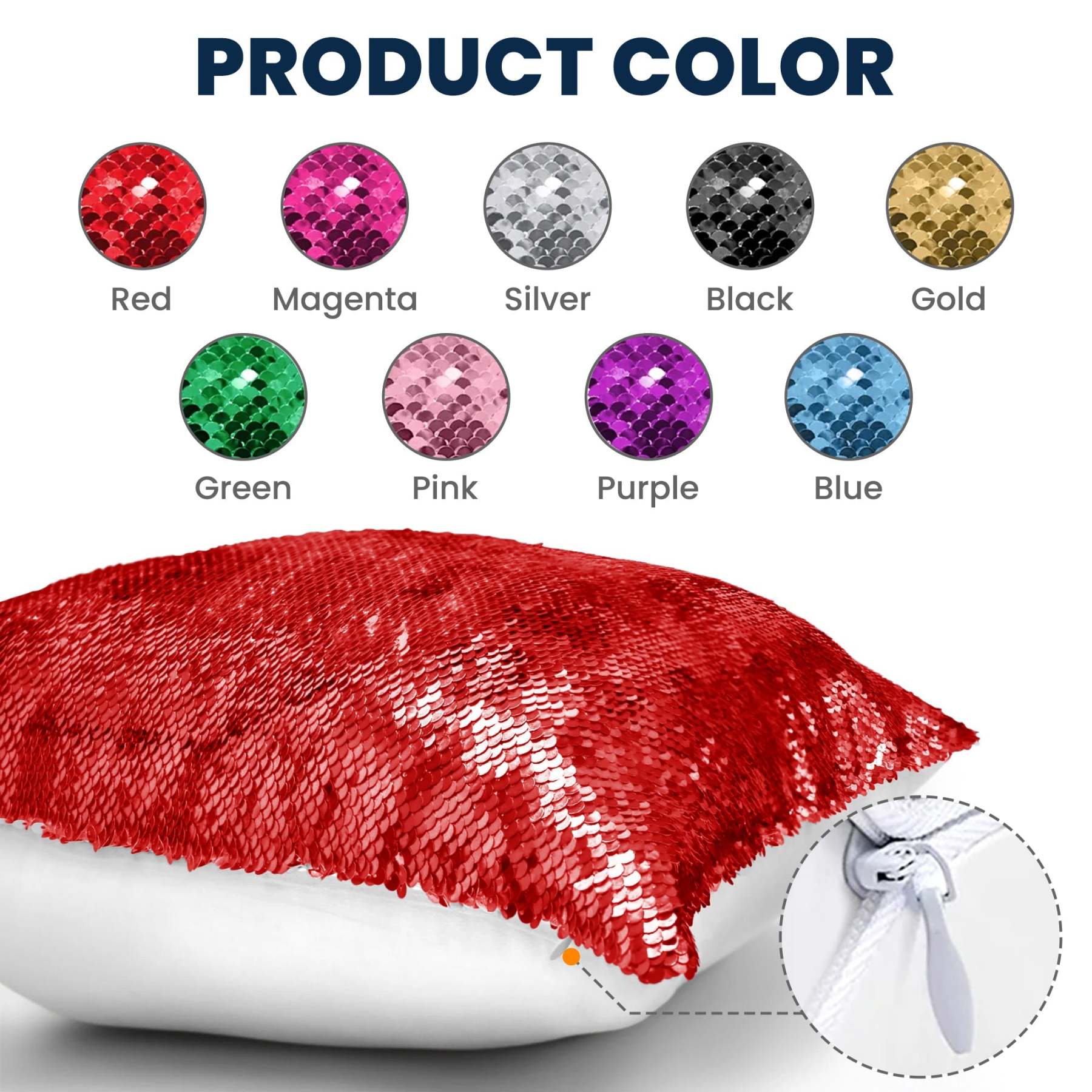 Benutzerdefinierte Pailletten Foto Kissen - Lustige Katzen und Hunde benutzerdefinierte Fotos