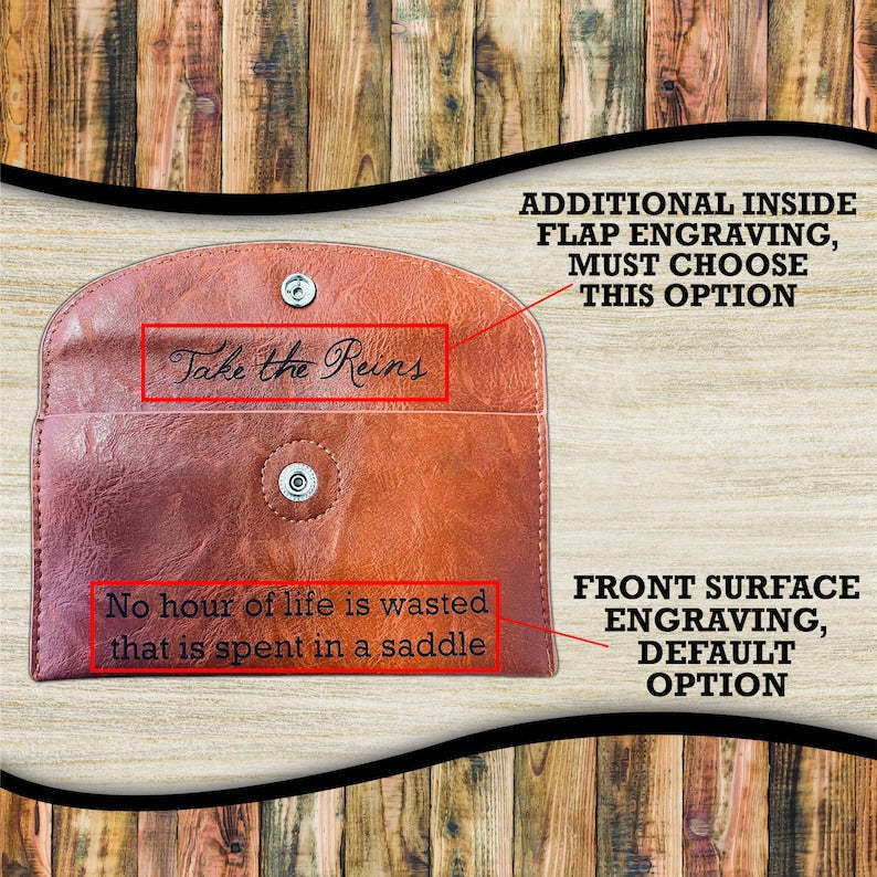 Customized Personalized Saddle Bag