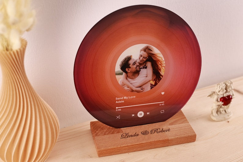 Personalized Vinyl Record With Photo