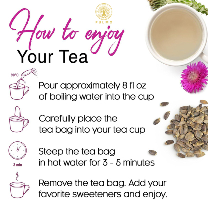 Pure Milk Thistle Tea – No Sugar, No Caffeine, No Additives