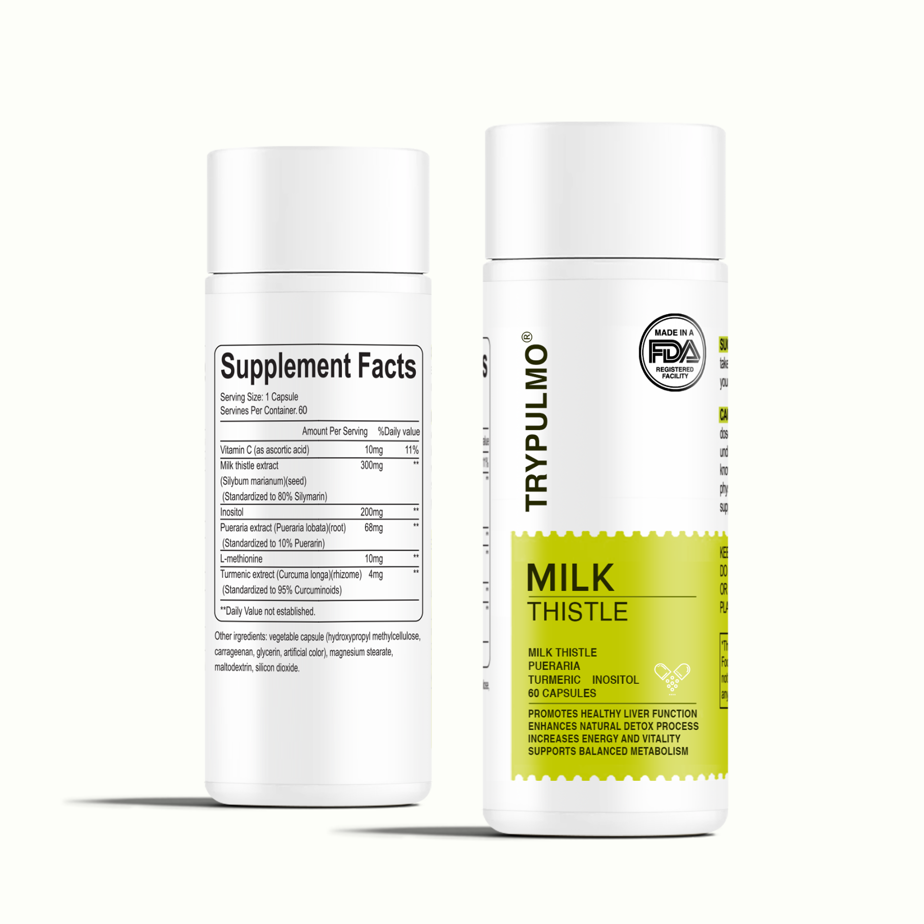 TRYPULMO™ Milk Thistle Liver Support | Purification & Detoxification