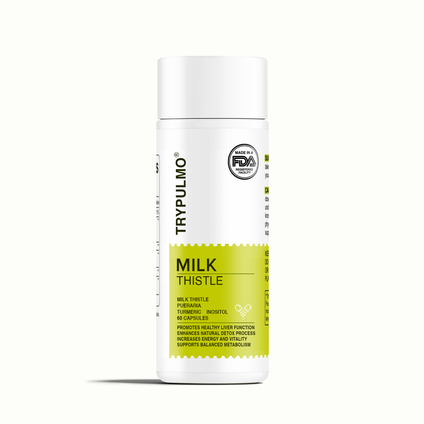 TRYPULMO™ Milk Thistle Liver Support | Purification & Detoxification