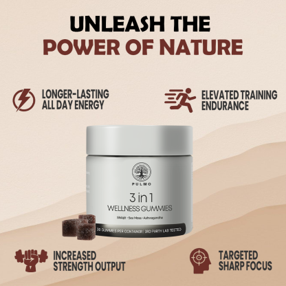 Pulmo 3 In 1 Wellness Gummies