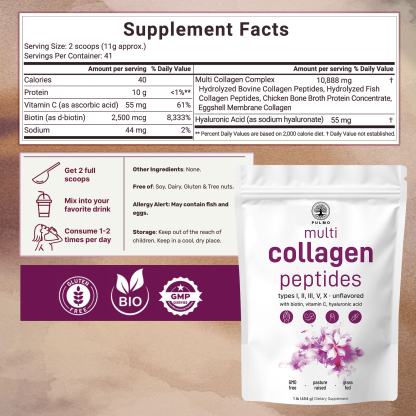 Pulmo Multi Collagen Peptides Powder