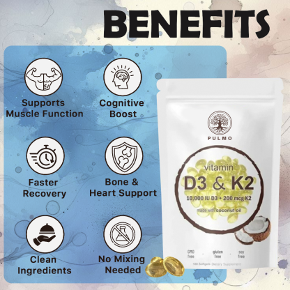 Vitamin D3+K2 Softgels