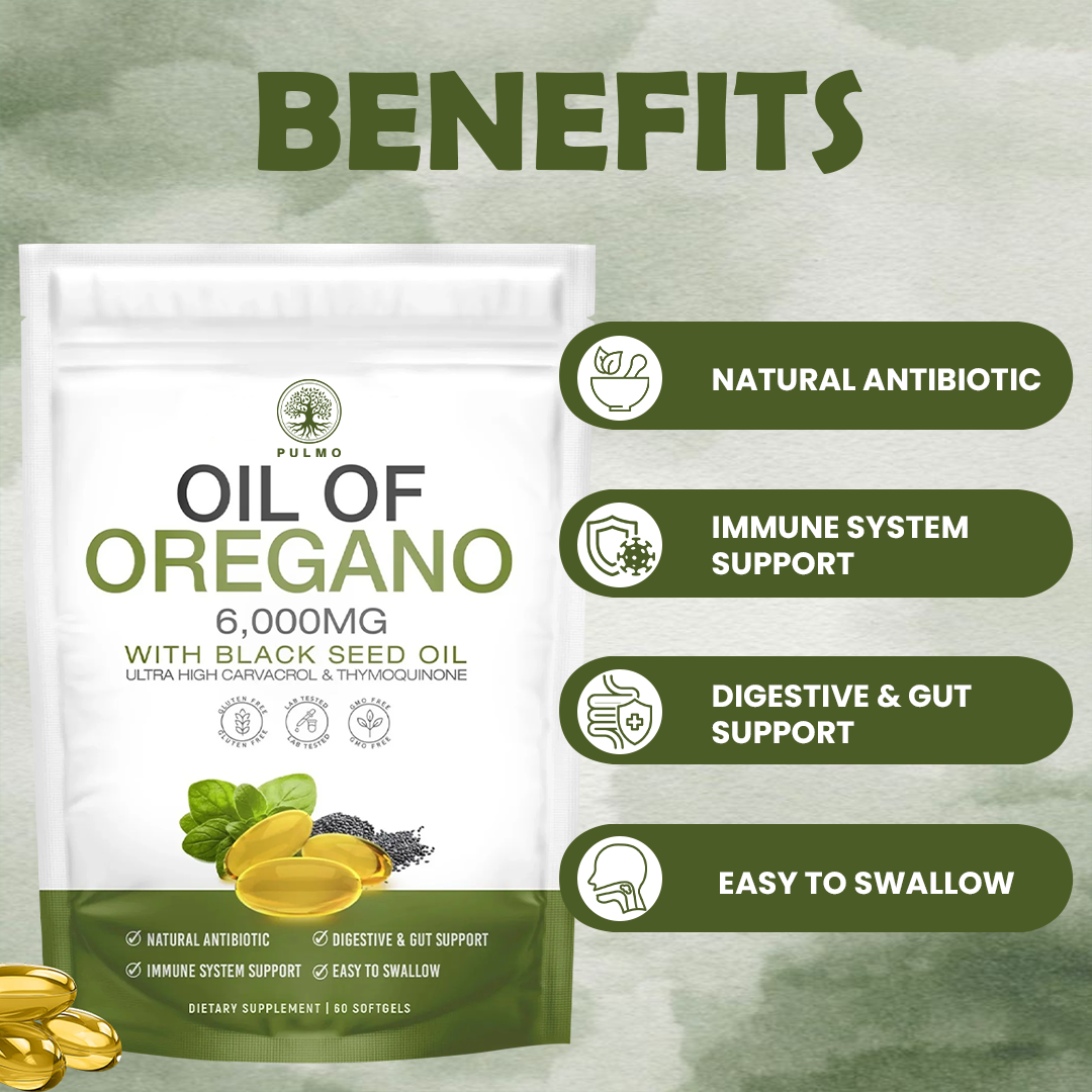 Oil Of Oregano With Black Seed Oil