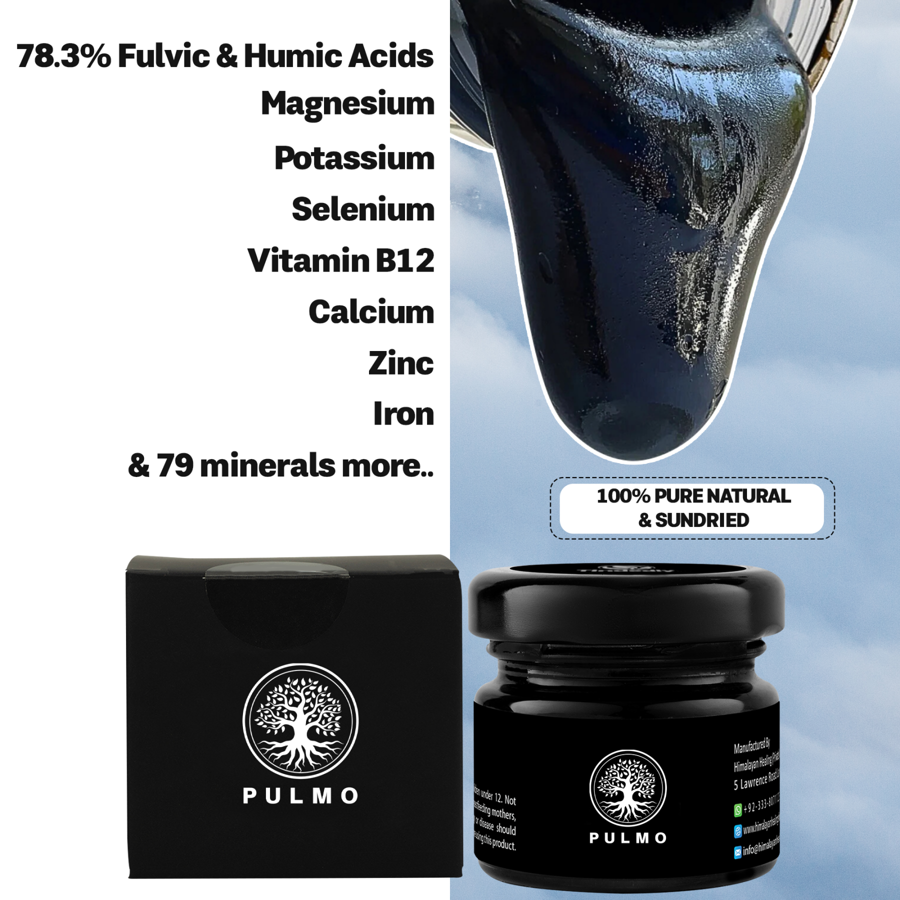 Pure Shilajit Resin