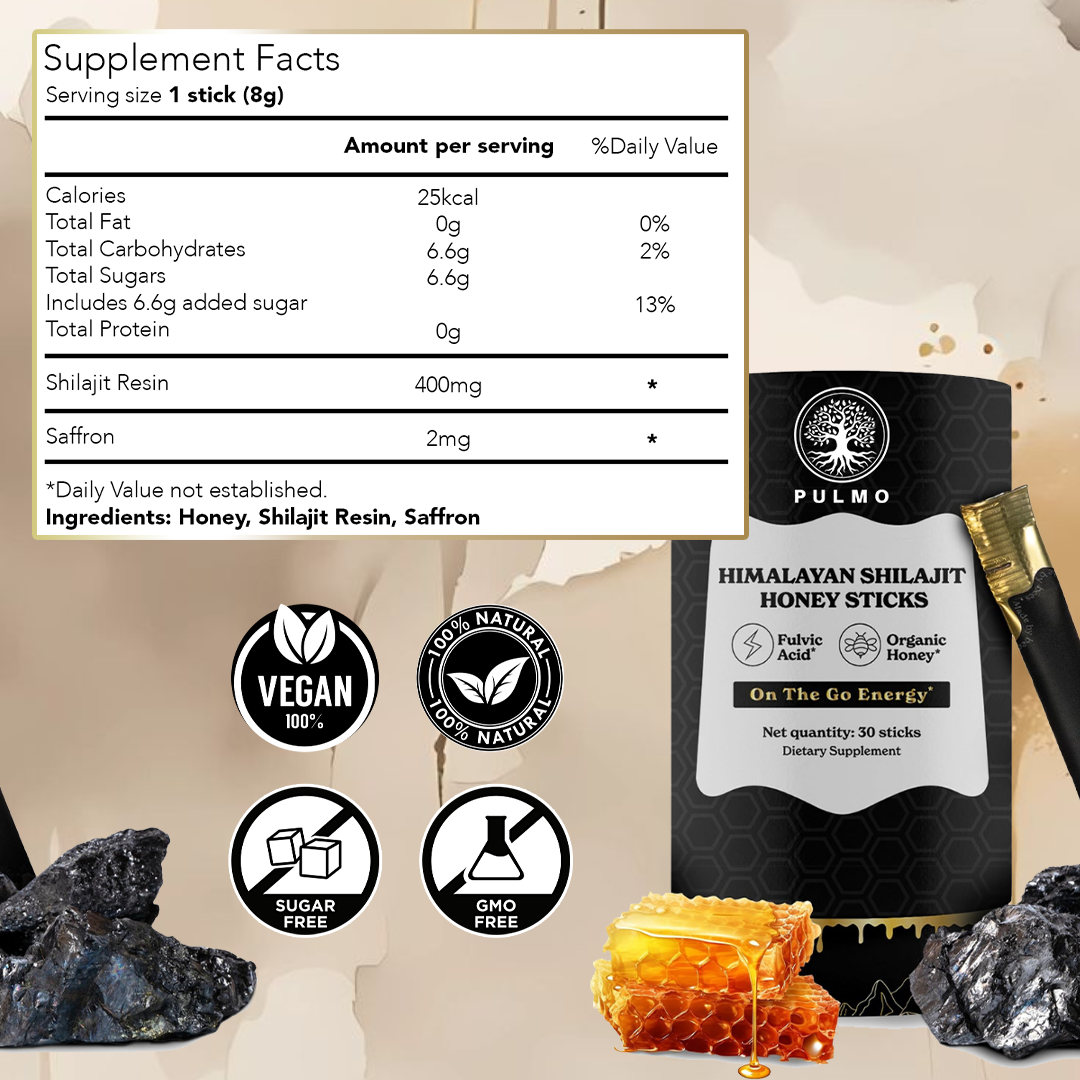 Himalayan Shilajit Honey Sticks