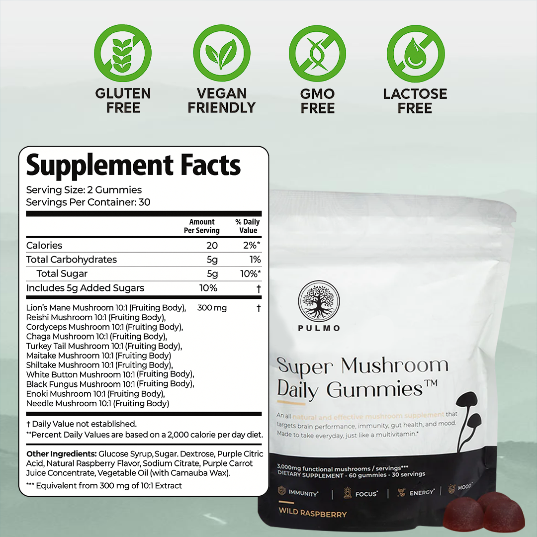 Super Mushroom Daily Gummies