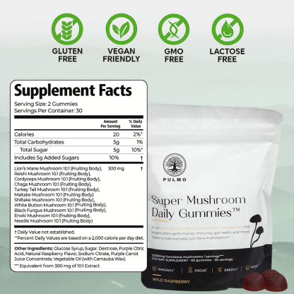 Super Mushroom Daily Gummies