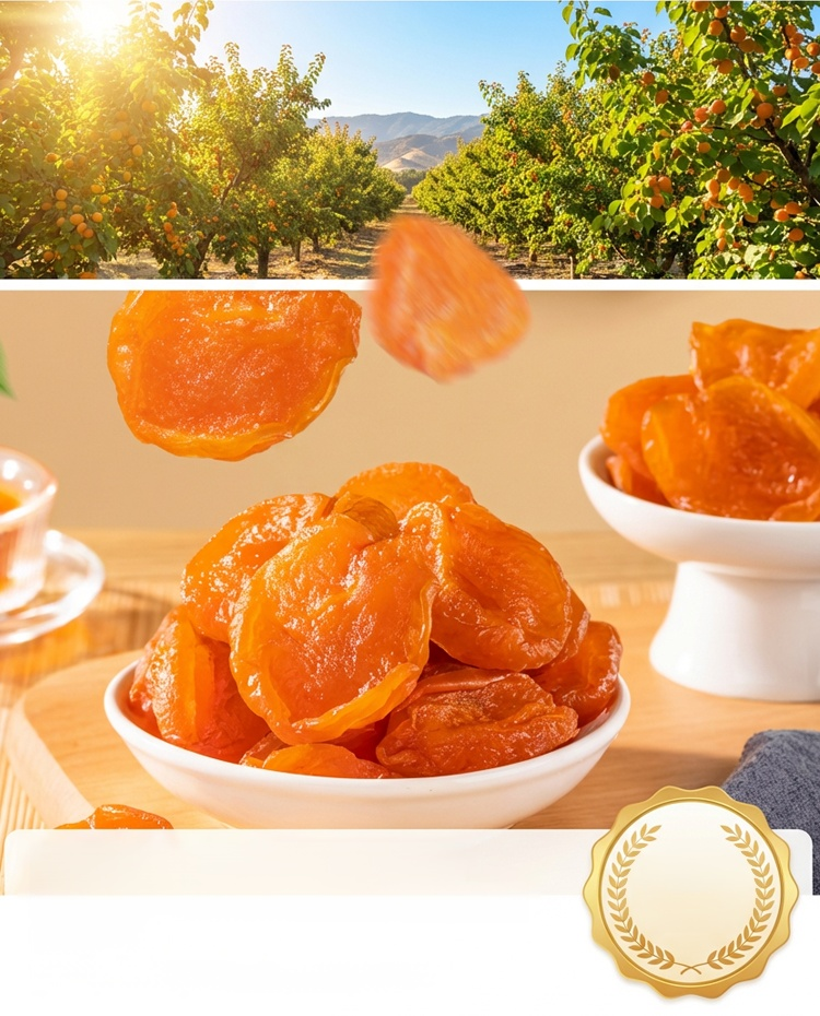 【Recommended by Cardiologists】Golden Honey-Core Apricots from California's Central Valley