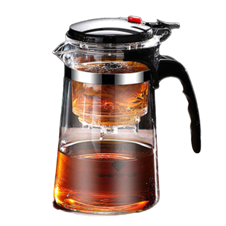 One-click filter tea set