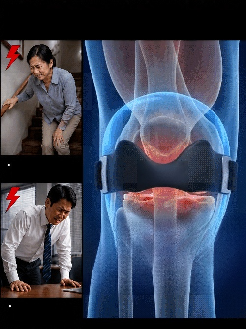 【Walk effortlessly at 50+】Bionic Exoskeleton Knee Brace