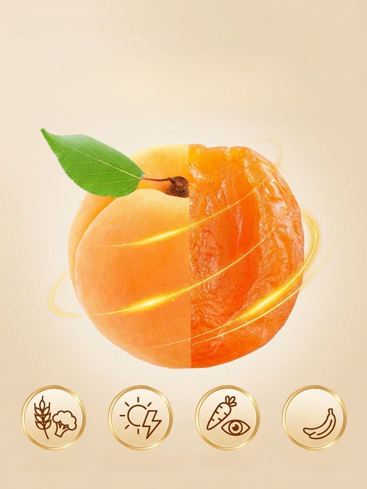 【Recommended by Cardiologists】Golden Honey-Core Apricots from California's Central Valley