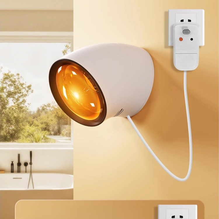 Drill-free bathroom heater