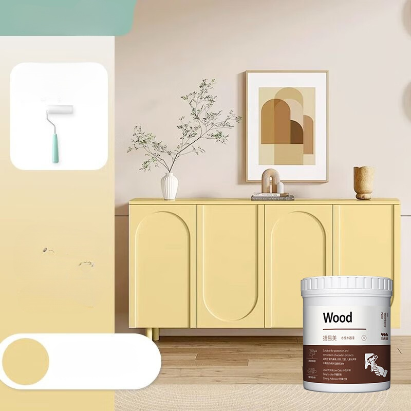 🎨Water-based wood paint for furniture renovation✨ Repairs paint chips and scratches, environmentally friendly and easy to apply