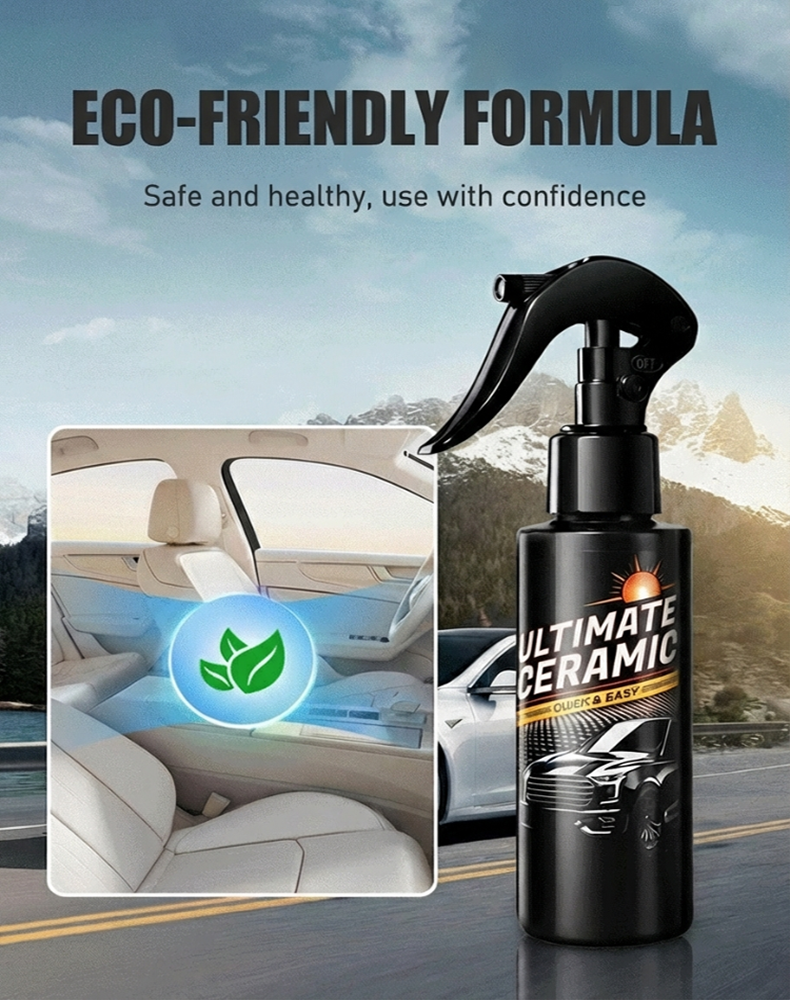 【🚗Buy One Get One Free】German Ultimate Ceramic Coating Spray🛡️ Give Your Old Car a Dazzling Gloss in 3 Minutes