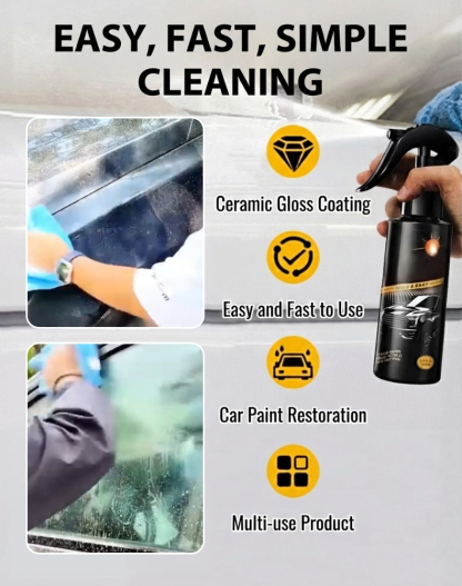 【🚗Buy One Get One Free】German Ultimate Ceramic Coating Spray🛡️ Give Your Old Car a Dazzling Gloss in 3 Minutes