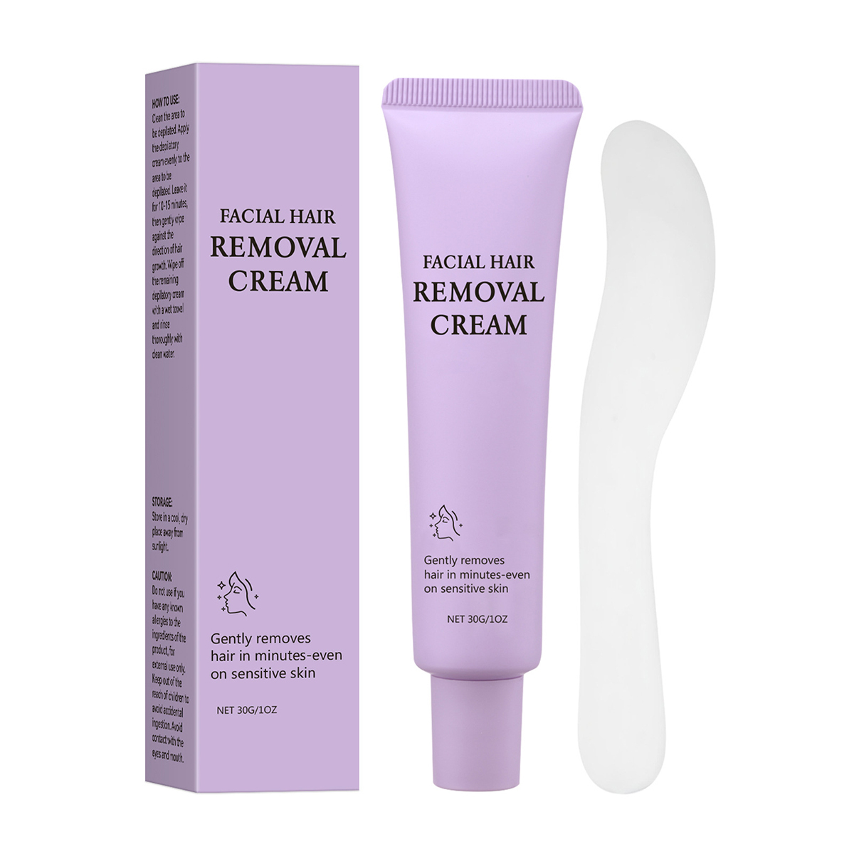 💫Long-lasting smooth hair removal cream, 97% non-irritating and leaves no dark spots, 2-in-1 hair removal and skin care
