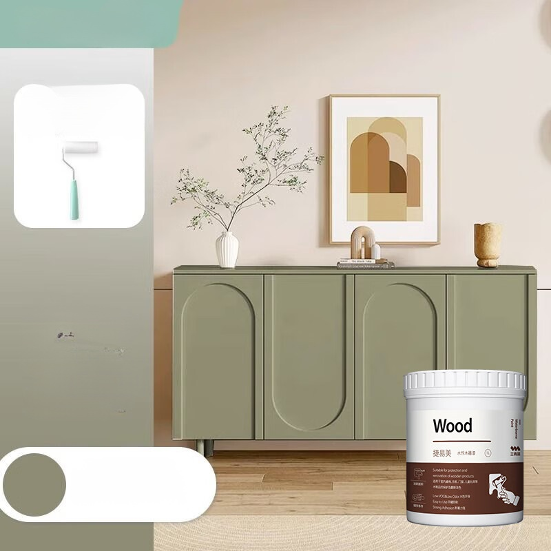 🎨Water-based wood paint for furniture renovation✨ Repairs paint chips and scratches, environmentally friendly and easy to apply